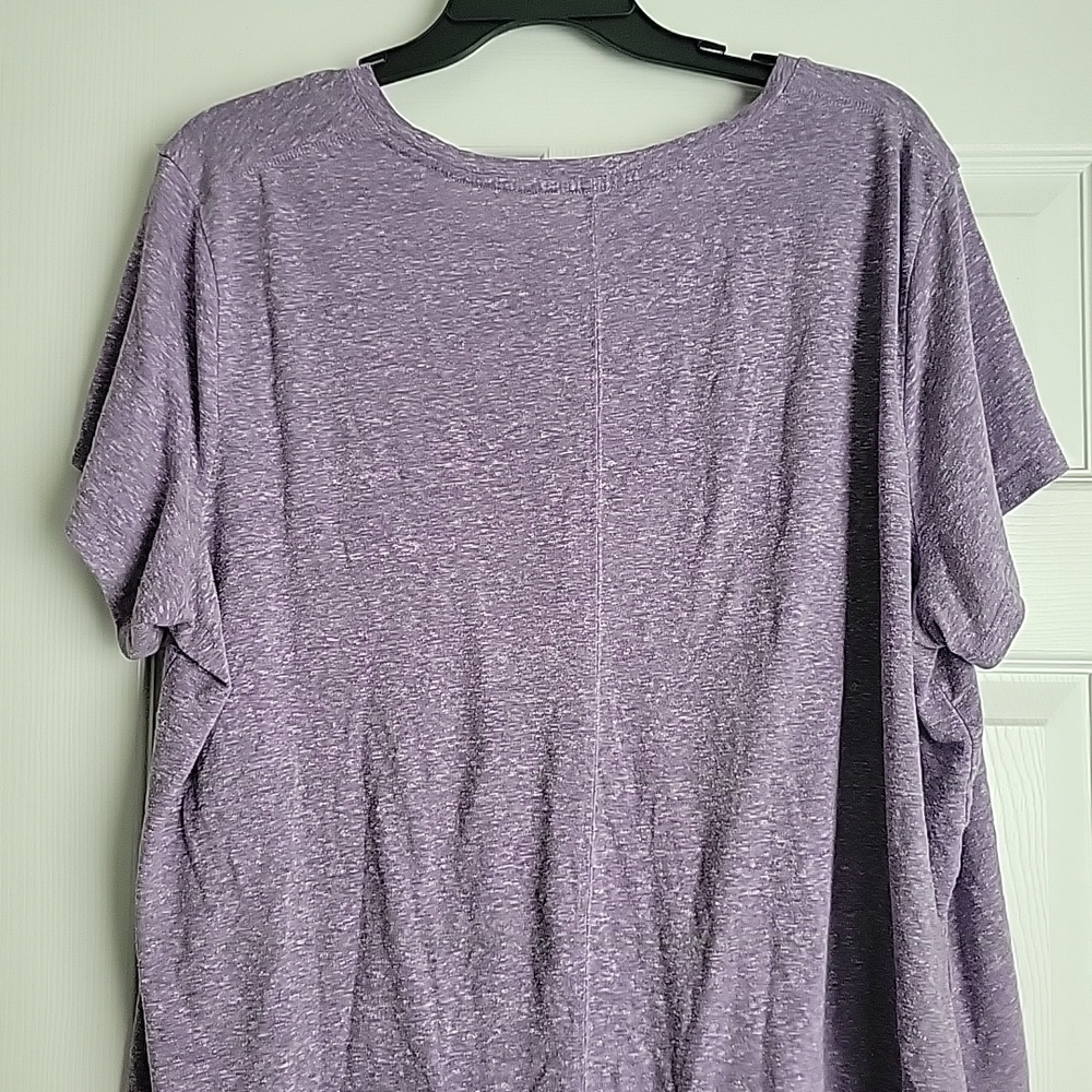 Tek Gear Lavender Tee with Motivational Print - Picture 6 of 8